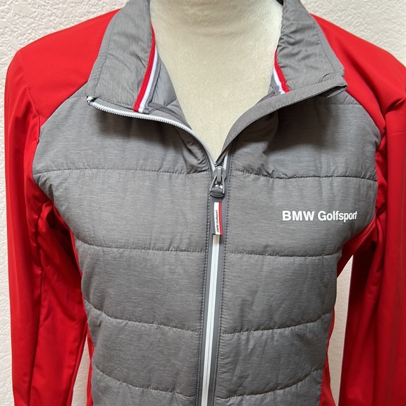 Women’s BMW Golfsport Red and Gray Jacket - Picture 8 of 8